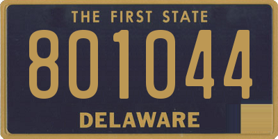DE license plate 801044