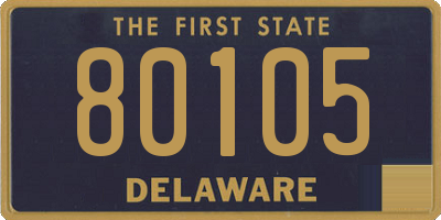 DE license plate 80105