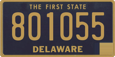 DE license plate 801055