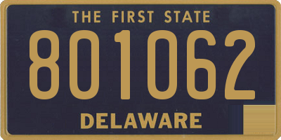 DE license plate 801062