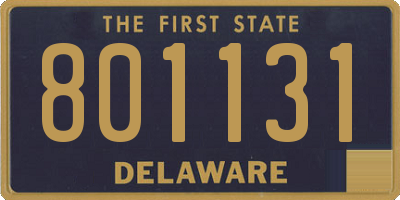 DE license plate 801131