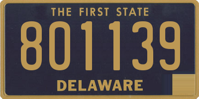 DE license plate 801139