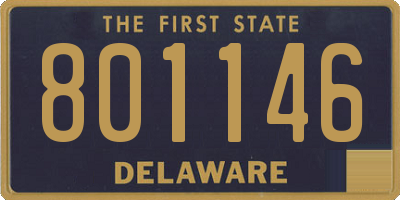 DE license plate 801146
