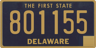 DE license plate 801155