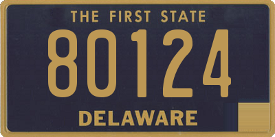 DE license plate 80124