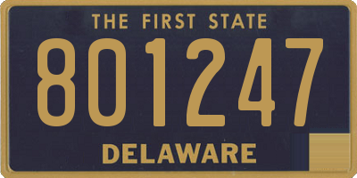DE license plate 801247