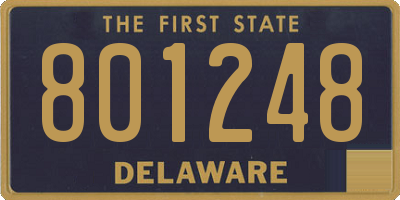 DE license plate 801248