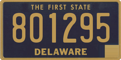 DE license plate 801295