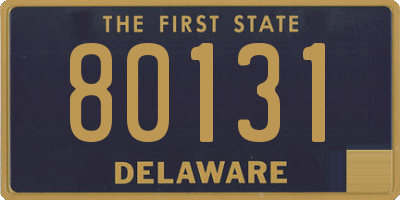 DE license plate 80131