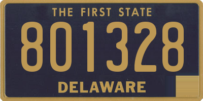 DE license plate 801328