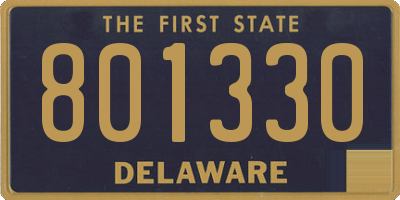 DE license plate 801330