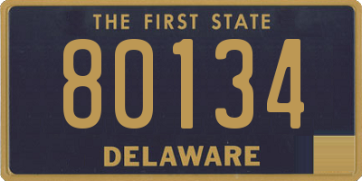 DE license plate 80134