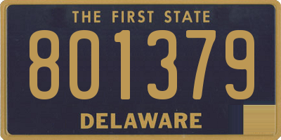 DE license plate 801379