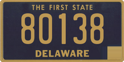 DE license plate 80138