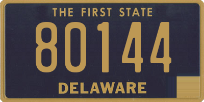 DE license plate 80144