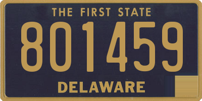 DE license plate 801459