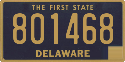 DE license plate 801468
