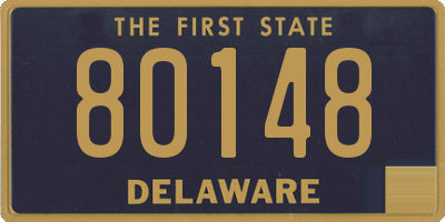 DE license plate 80148