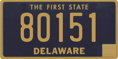 DE license plate 80151