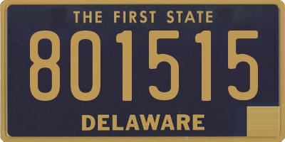 DE license plate 801515