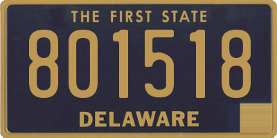 DE license plate 801518
