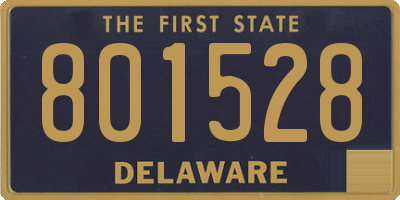 DE license plate 801528