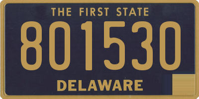 DE license plate 801530