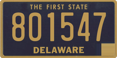 DE license plate 801547