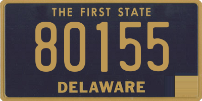 DE license plate 80155