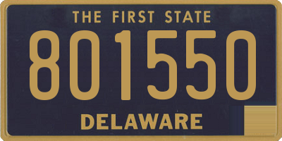 DE license plate 801550