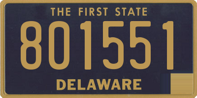 DE license plate 801551