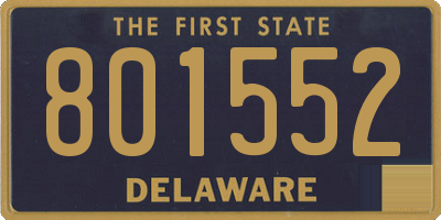 DE license plate 801552