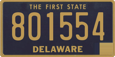 DE license plate 801554