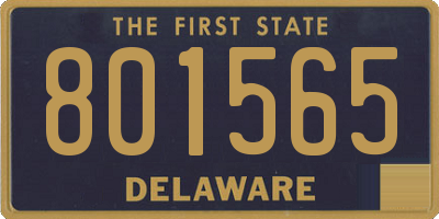 DE license plate 801565