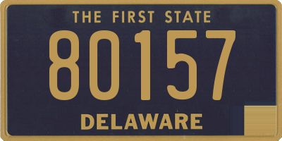 DE license plate 80157