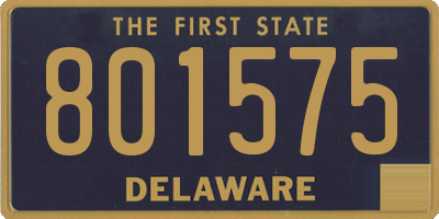 DE license plate 801575