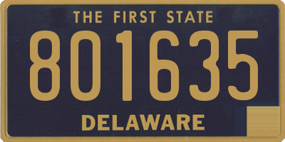 DE license plate 801635