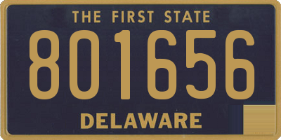 DE license plate 801656