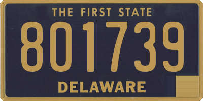 DE license plate 801739