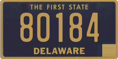 DE license plate 80184