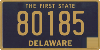 DE license plate 80185