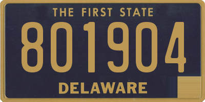 DE license plate 801904