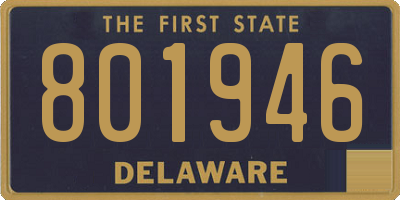 DE license plate 801946