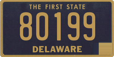 DE license plate 80199