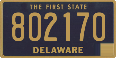 DE license plate 802170