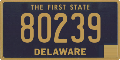 DE license plate 80239