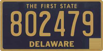 DE license plate 802479