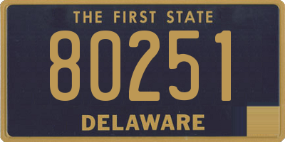 DE license plate 80251