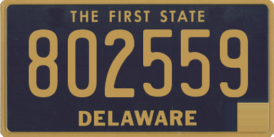 DE license plate 802559