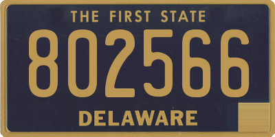 DE license plate 802566